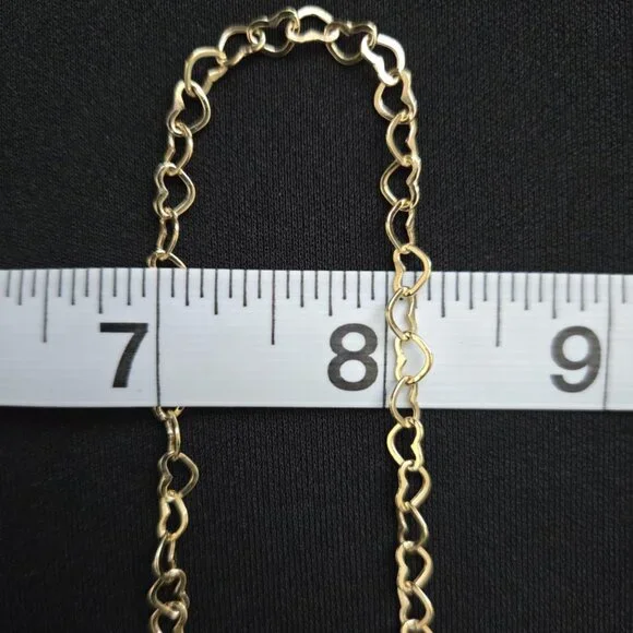 18k Bracelet openheart link design - Picture 10 of 11